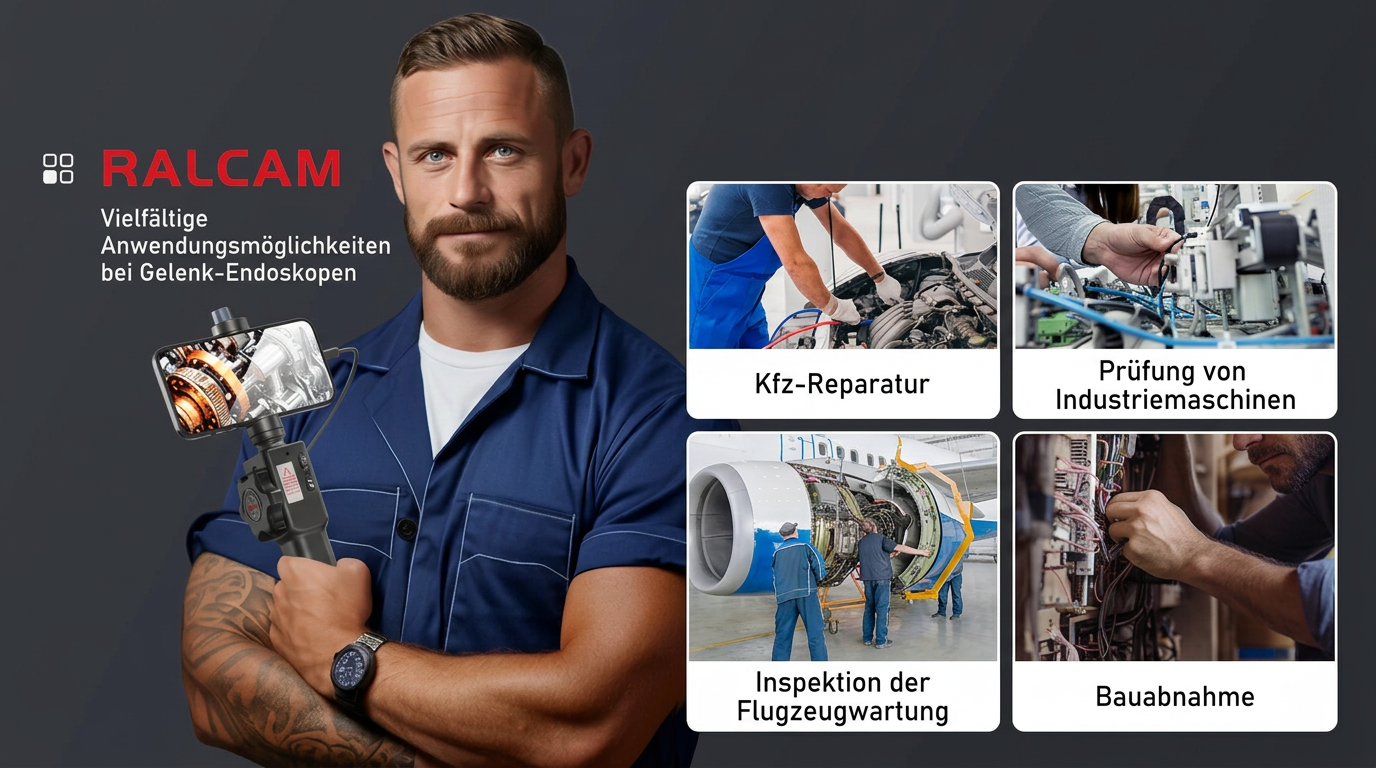 RALCAM Gelenk-Endoskop – Vielfältige Anwendungsmöglichkeiten