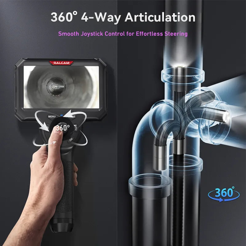 360° 4-Wege-Artikulation