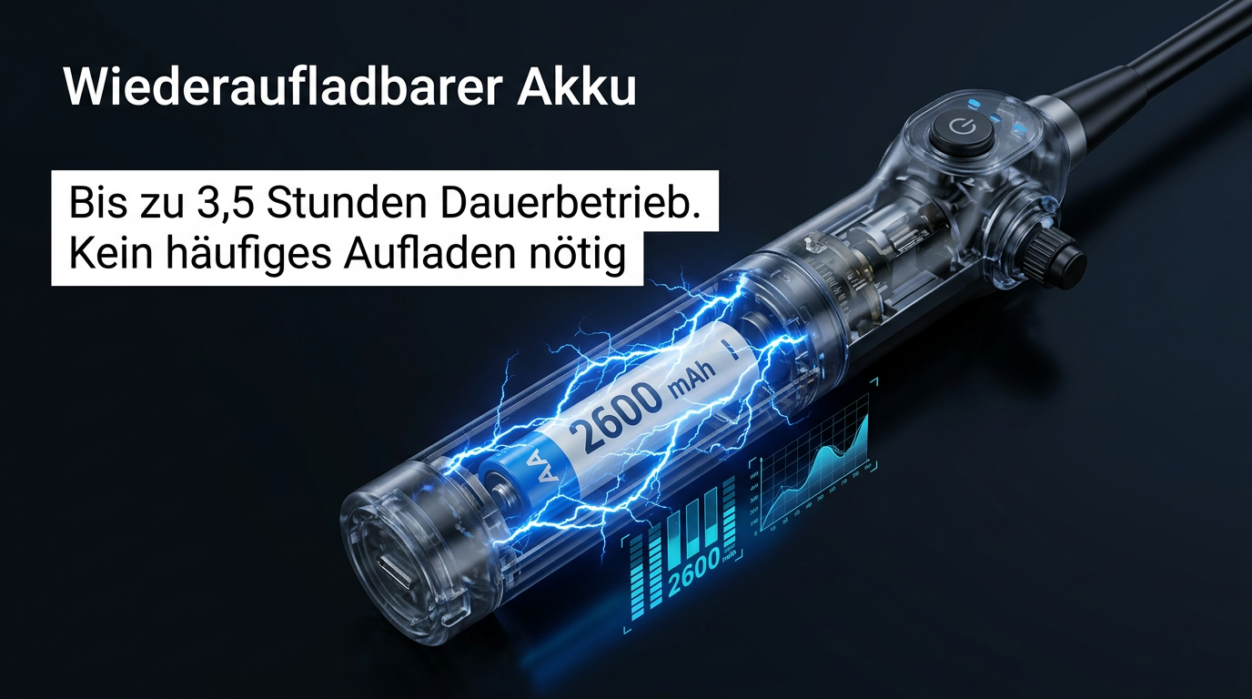 2600 mAh wiederaufladbarer Akku