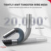 Articulating borescope probe with tightly-knit tungsten wire mesh for enhanced flexibility and 20,000+ bend lifespan