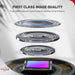 Close-up of 1080P camera lens elements stacked above a sensor, highlighting first class image quality