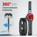 360° Universal Rocker Endoscope for automobile, pipe, casting inspection with flexible camera probe and handheld control