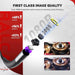 Exploded view of 1080P borescope camera with lens components and chipset showing enhanced image quality