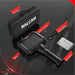 RALCAM N505 waterproof inspection camera with screen, tool bag, 32GB MicroSD card, charging cable, and user manual